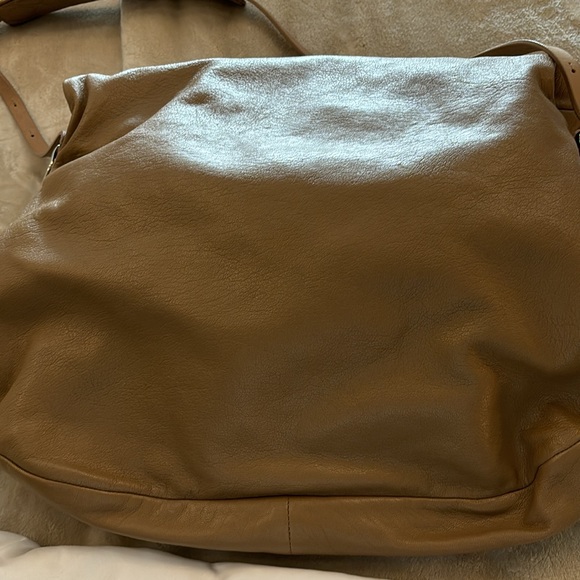 Authentic Jimmy Choo tan leather Biker bag. Like new !! - Picture 4 of 7